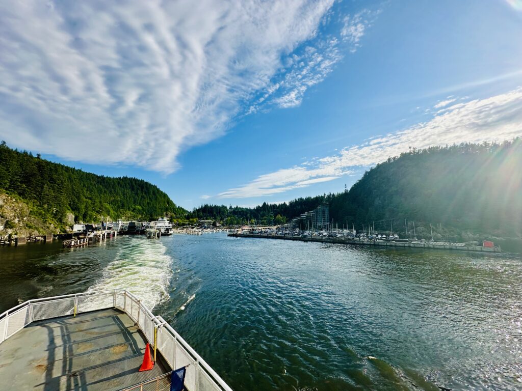 Per Fähre und dem Wohnmobil nach Vancouver Island .
